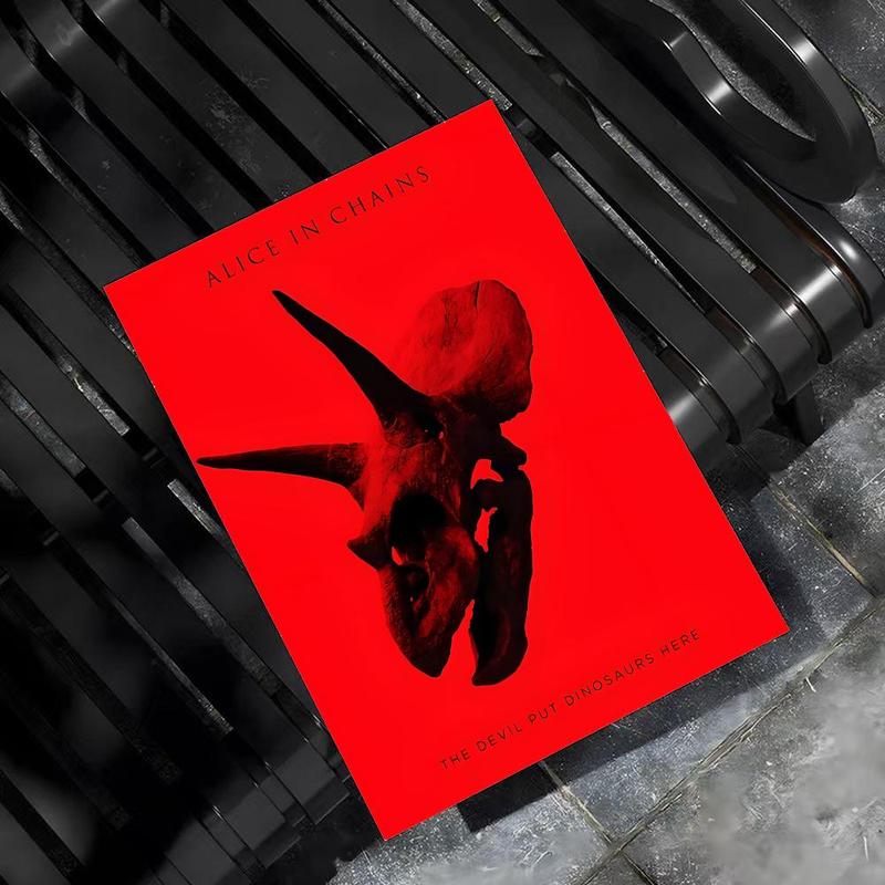 Fashion A-A-liceS in C-C-hainsS Poster HD Sticky Waterproof Wall Art High Quality Print Aesthetic Home Living Bedroom Bathroom hallway Decor Trendy Room Decoration Easy-To-Apply Gift Durable