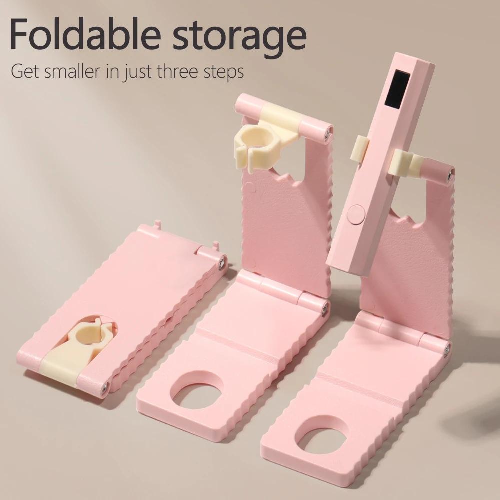 Professional LED Nail Lamp Set with Stand, Rechargeable Gel Nail Dryer with Digital Display & 20/60s Timer, Foldable Curing Light for Home Salon Travel Manicure