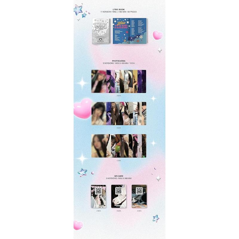 Newjeans Mini Album Vol.2 Card Version, K-Pop Music  + Booklet + Photocard Set, Collectible Edition for Fans & Gift Ideas