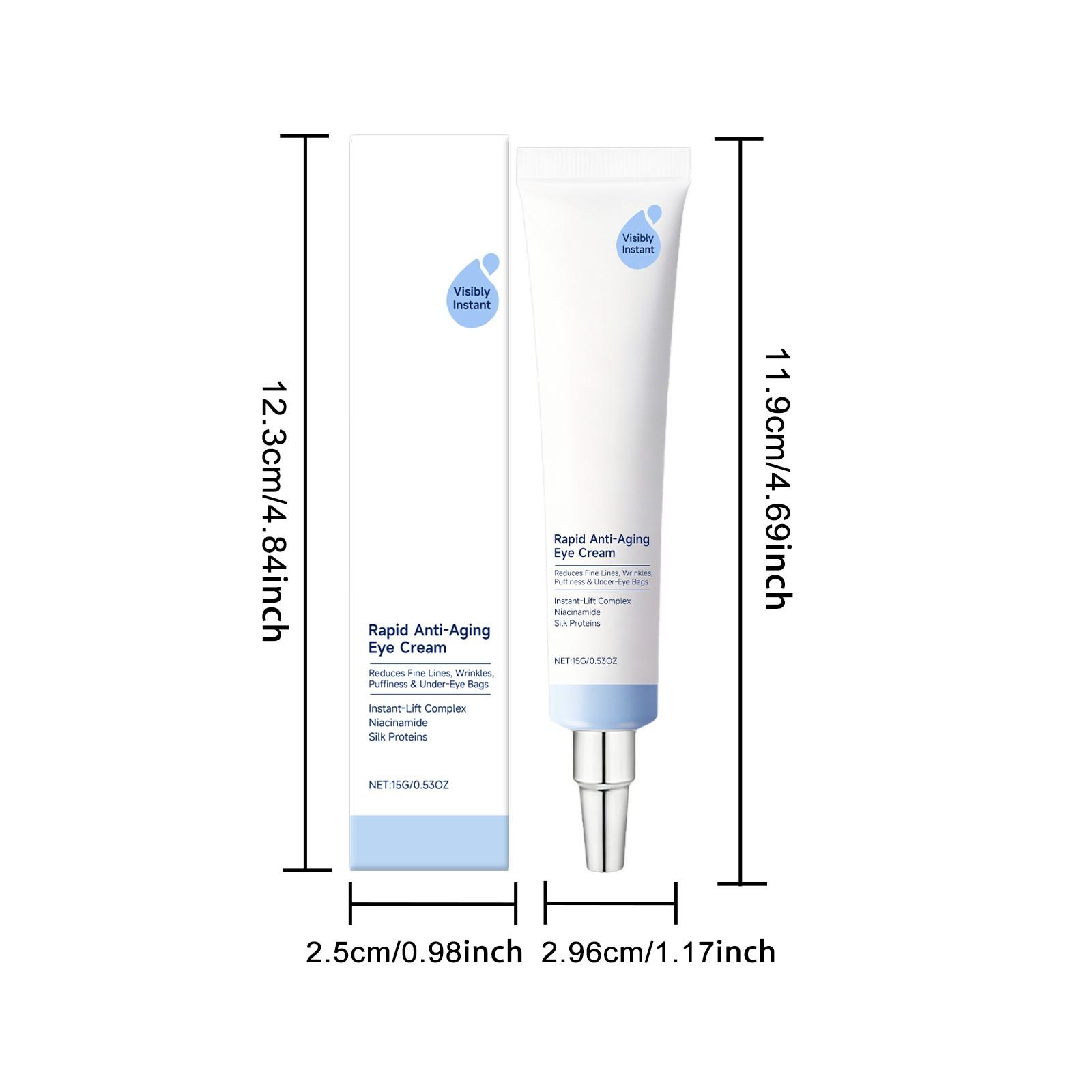 Niacinamide Hydrating Eye Cream, Gentle Care Locks Moisture, Improves Sagging Eyes, Non-Greasy, Portable Packaging