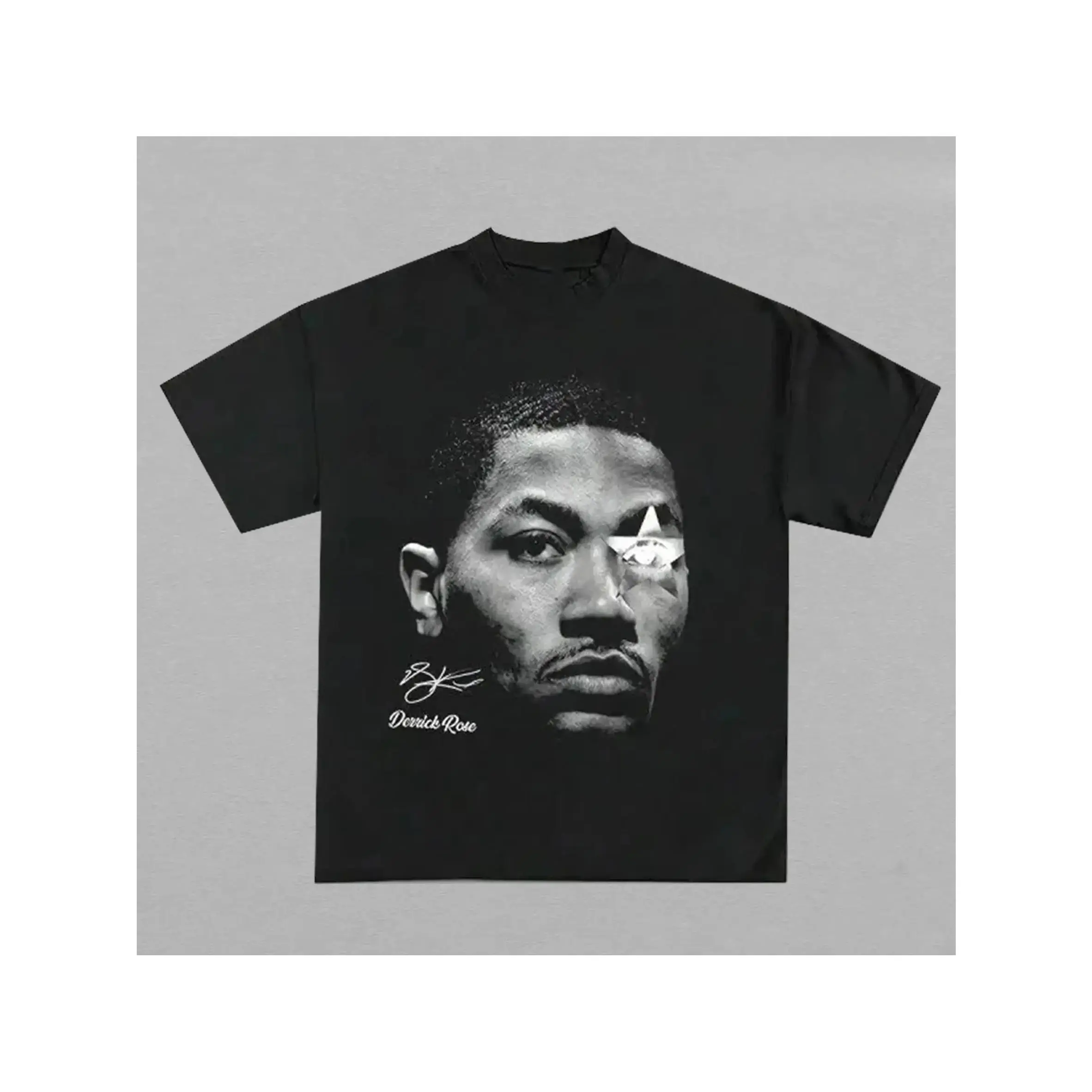 Unisex Derrick Rose Basketball Short Sleeve T-Shirt, Y2K Vintage Cotton Graphic Tee, Basketball Graphic Tee, Trendy T-Shirts, Casual Summer Streetwear Tee, Soft Cotton Graphic Tees, Retro Sports Style fits