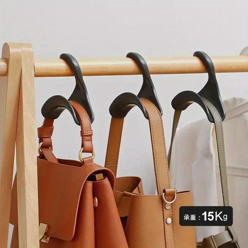 5 bags, exclusive hangers to prevent bag deformation hooks, Japanese style bedroom wardrobes, backpacks, scarves, multi-purpose arched hangers