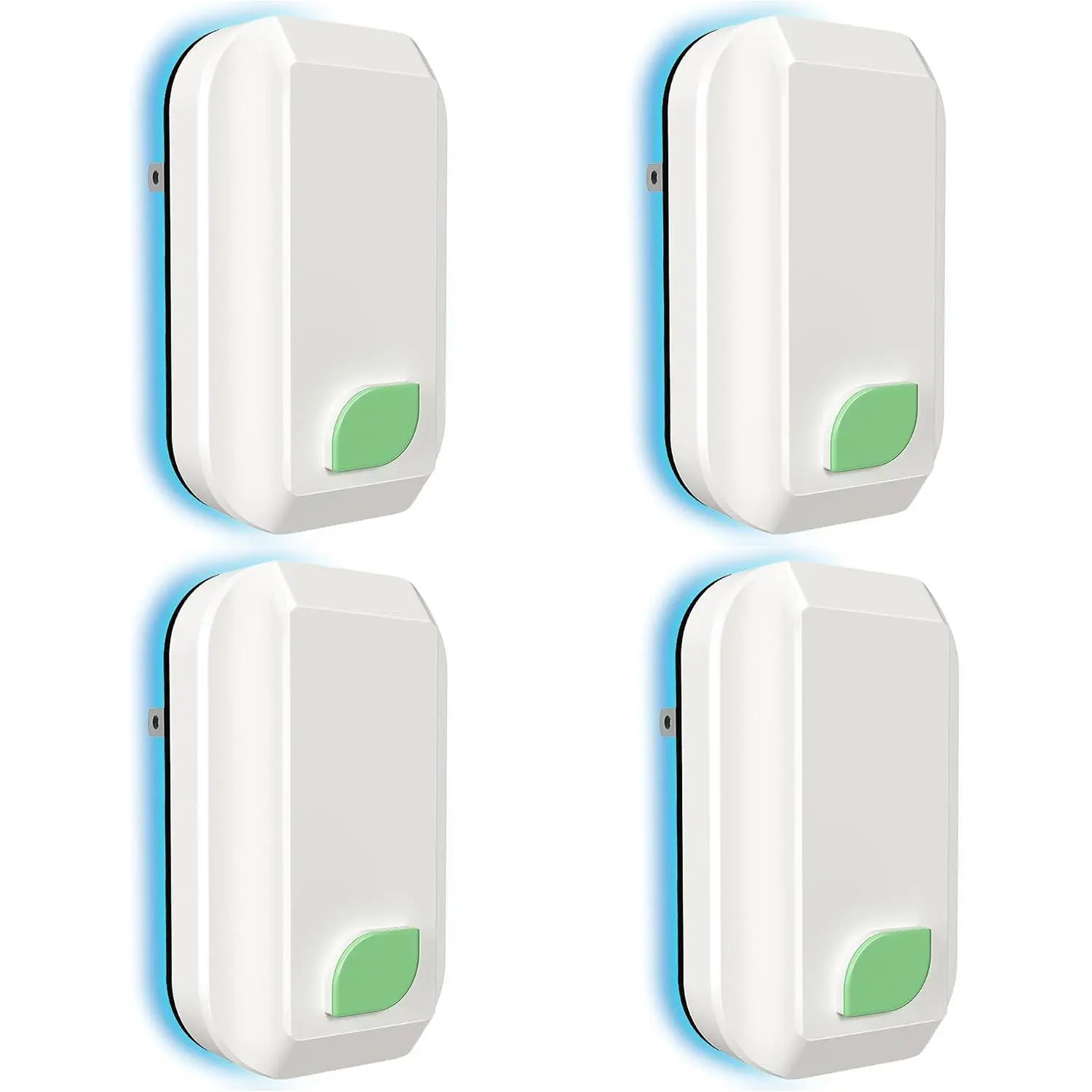 4Pack Plug in Air Purifier for , Negative  Air Ionizer for Bedroom, Bathroom, Kitchen & Office, Compact Air Cleaner for Small Spaces, Quiet Mini Air Purifier for Apartment & Living Room