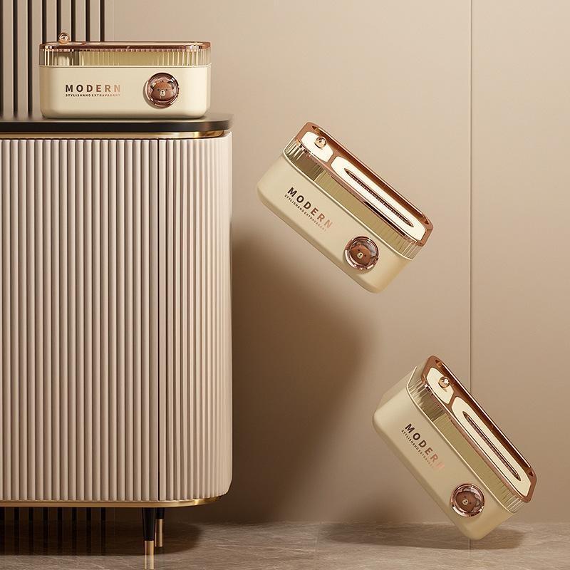 Multifunctional Remote Control Storage Box, Paper Towel Holder for Living Room Coffee Table, Luxury High-End Design, New Model