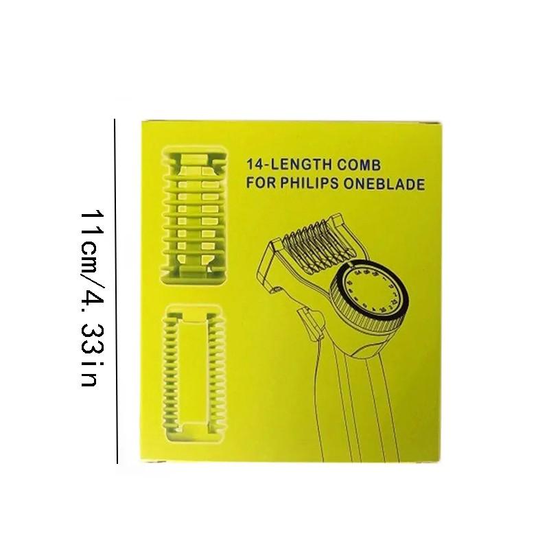 Adjustable Trimming Comb for Single Blade Razor, Small T-Shape Blade Guide Set, Includes Nose Hair Replacement Heads, Basic Beauty Tool, Hair Trimmer