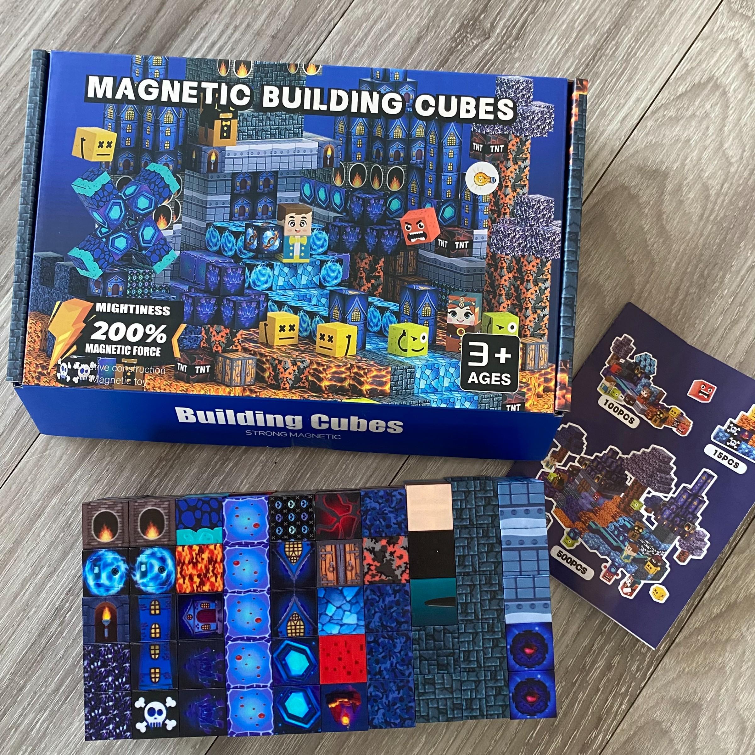 100/150 Pcs STEM Montessori Magnetic Building Blocks Set | Impact-Resistant, Smooth & Burr-Free Edges, High-Saturation Colors | Shape Recognition & Cause-and-Effect Reasoning Skills | Birthday Early Learning Gift for Toddlers Age 3+