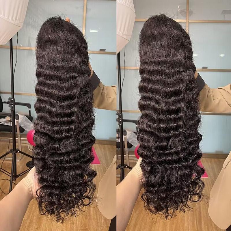 Bling Hair Deep Wave 13x6 Lace Frontal Wig Hd Lace Wigs On Sale 13x4 Curly Wave Human Hair Wig 30 32 Inch Lace Front Wig For Women
