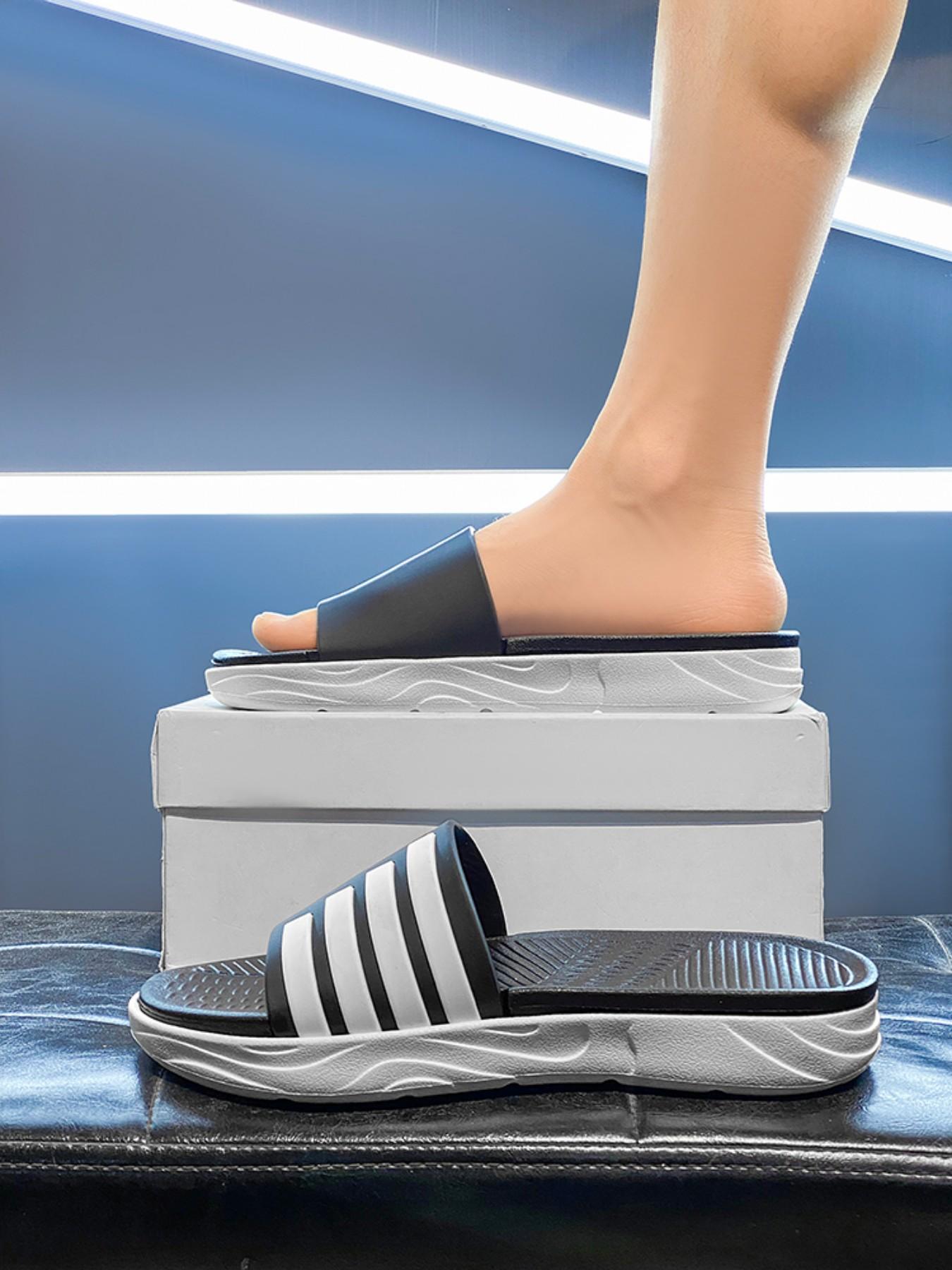 Men's Summer Eva Beach House Slippers, Non-Slip Comfortable Outdoor Home Shoes, Quiet Public Place Wear, Ideal for Relaxing Days