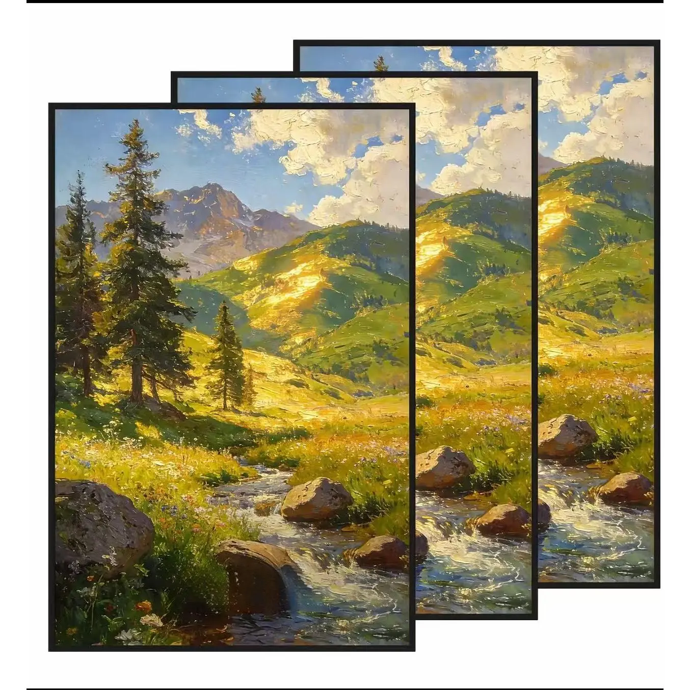 18x24 Poster Frame 3-Pack - Black,Slide-in front cover swaps photos and posters easily, sawtooth hangers included, fits photos, posters, prints and art, Lightweight and Easy to use,Acrylic Stand magnetic frames