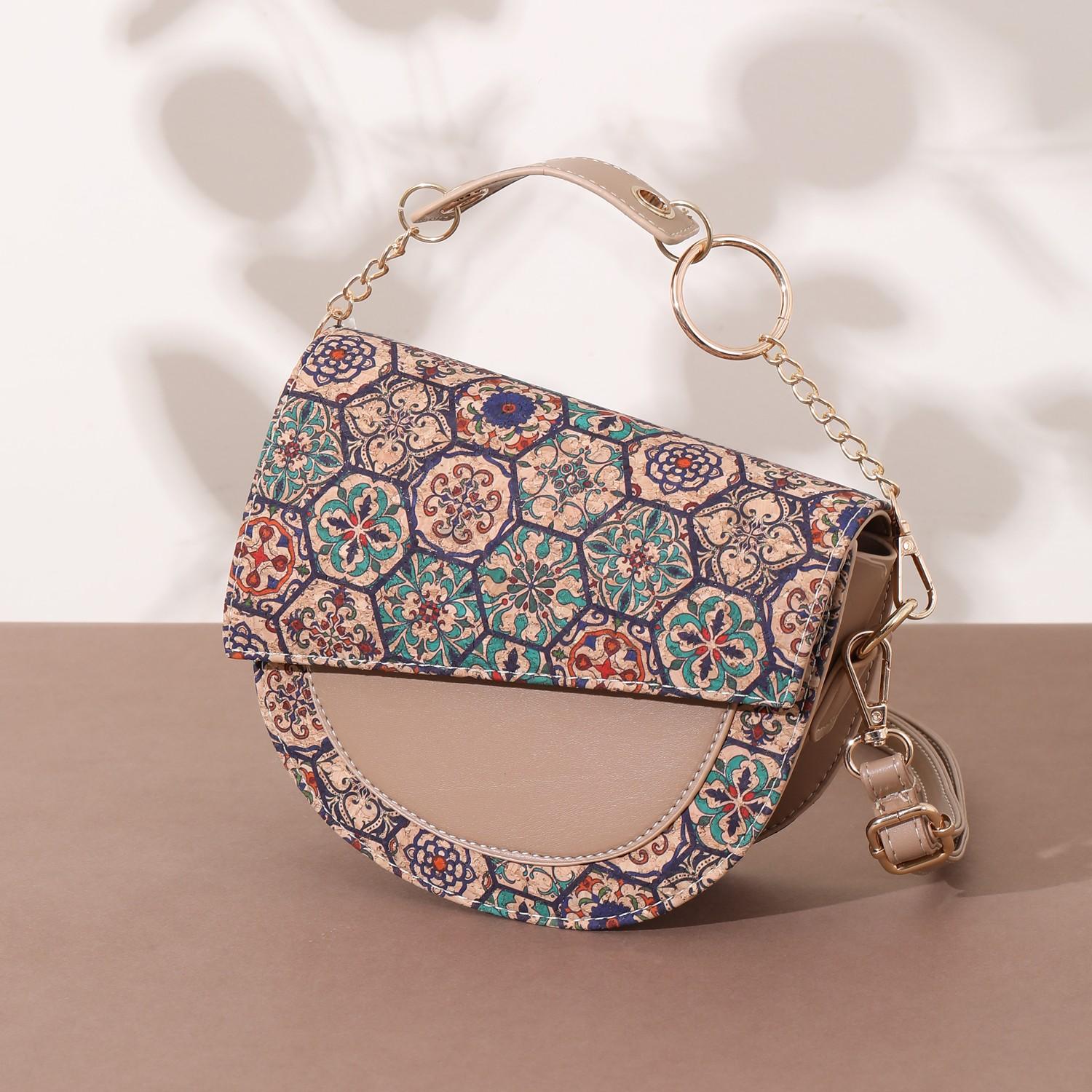 1pc Softwood Handbag, Fashionable Cosmetic Bag, Adjustable Strap, Durable Design, Eco-Friendly, Perfect Wedding Gift