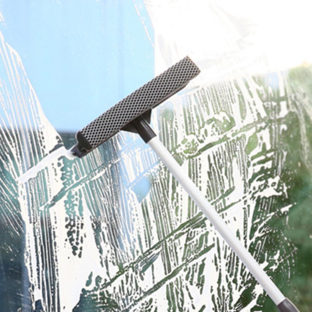Adjustable Extendable Dual-Sided Window Brush, Efficient Glass & Frame Cleaner Tool, Multifunctional Window Cleaning Brush