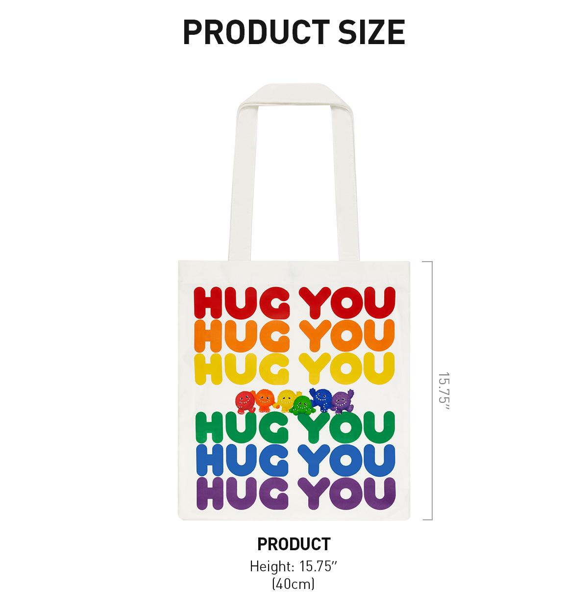 POP MART INSTINCTOY HUG YOU SERIES-Canvas Bag