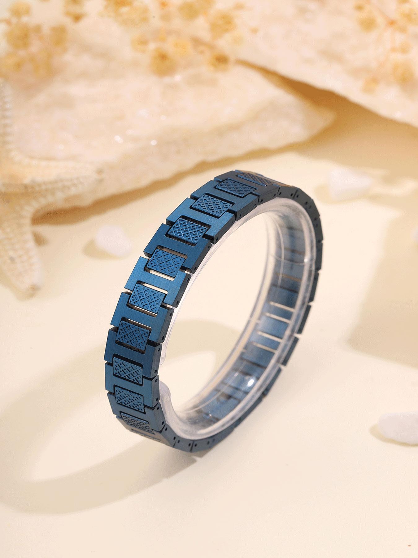 Fashion Retro Stainless Steel Crocodile & Fish Band Bracelet, Ideal for Men, Daily Wear, Parties, Gifts for Boyfriend, Friend, Father