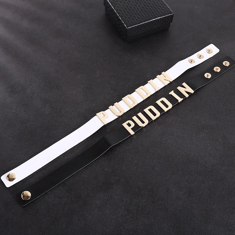 Women's Harley-Style Leather Short Neckband Choker Necklace with Letter Print - Punk Look Cosplay Accessory for Daily Party Outfits, Adult Use, Choker Fit