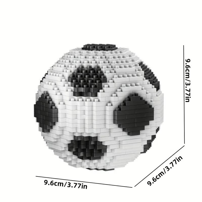 800+ Pcs Creative Football Basketball Building Blocks Set, Soccer Lover Decoration, Desk Display Art Decor, Ideal Gift for Christmas, Halloween, Birthday