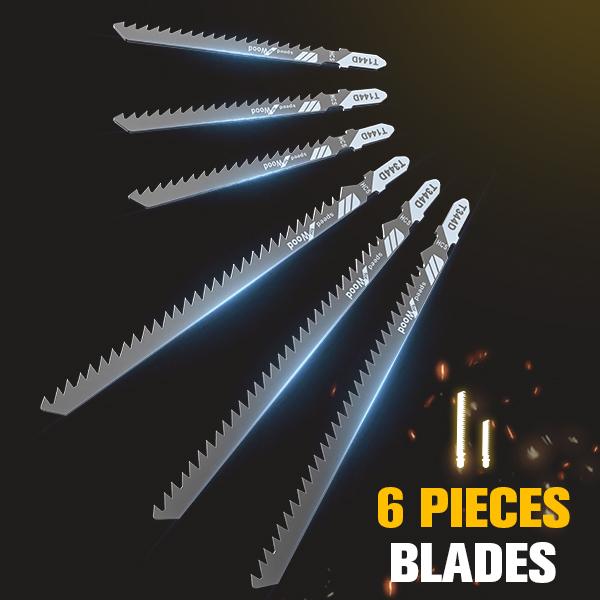 Cordless Jigsaw Compatible with Dewalt 20V Battery(NO Battery!!), Jig Saw Tool Brushless, 2900RPM, 0°-45°Bevel, 3 Orbital Action,LED Light for Straight/Curve Cuts