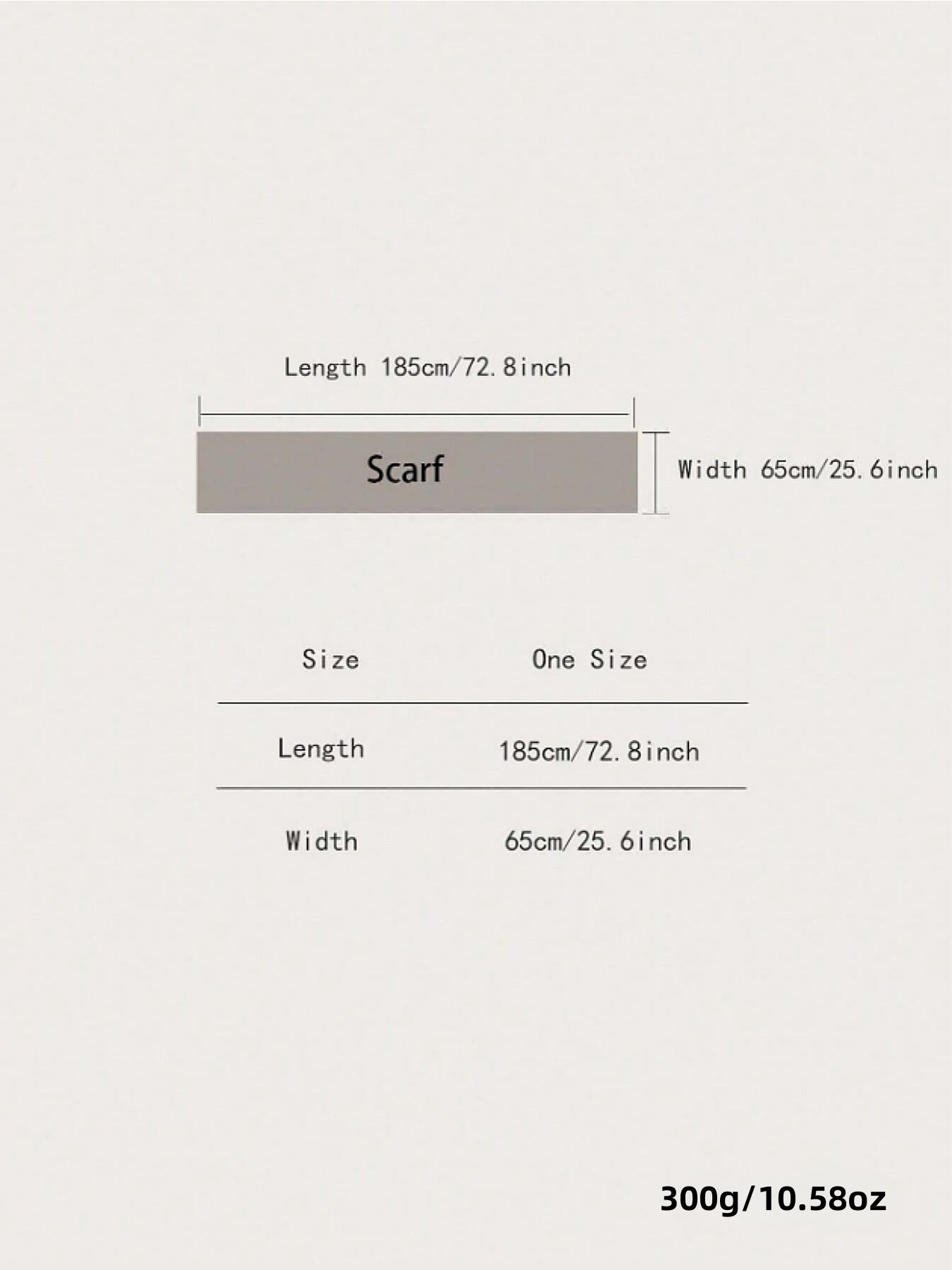 Women's Vintage High-End Plaid Jacquard Knit Scarf, Elegant Fall & Winter Accessory, Warm Anti-Cold Shawl for Daily Wear