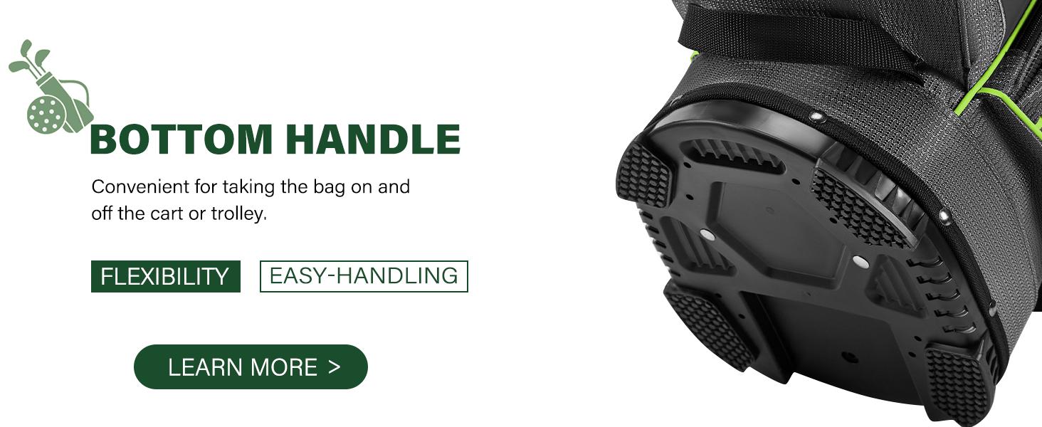 UNIHIMAL 15-Way Golf Cart Bag, Premium Anti-Shake Divider Top Golf Bag with Comfortable Handles, Magnetic Pocket and Rain Cover