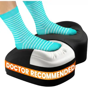 Foot Rest for Under Desk at Work - Memory Foam Office Foot Stool & Under Desk Footrest Leg Elevation Pillow for Gaming & Home Office, Supports Posture