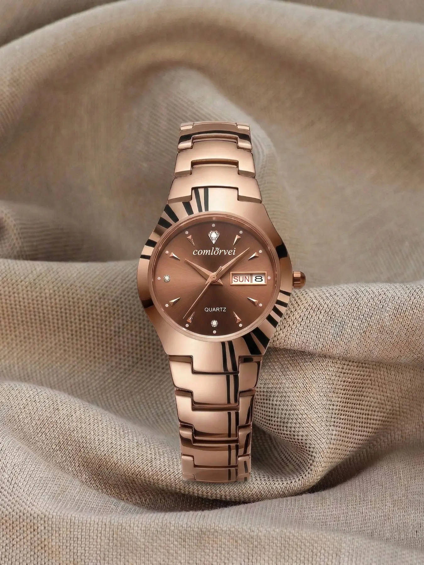 Women's watch, quartz analog watch, minimalist design in the Ins style, ideal gift for Valentine's Day in 2026, water-resistant, adjustable luminous strap, elegant and fashionable - the perfect gift choice