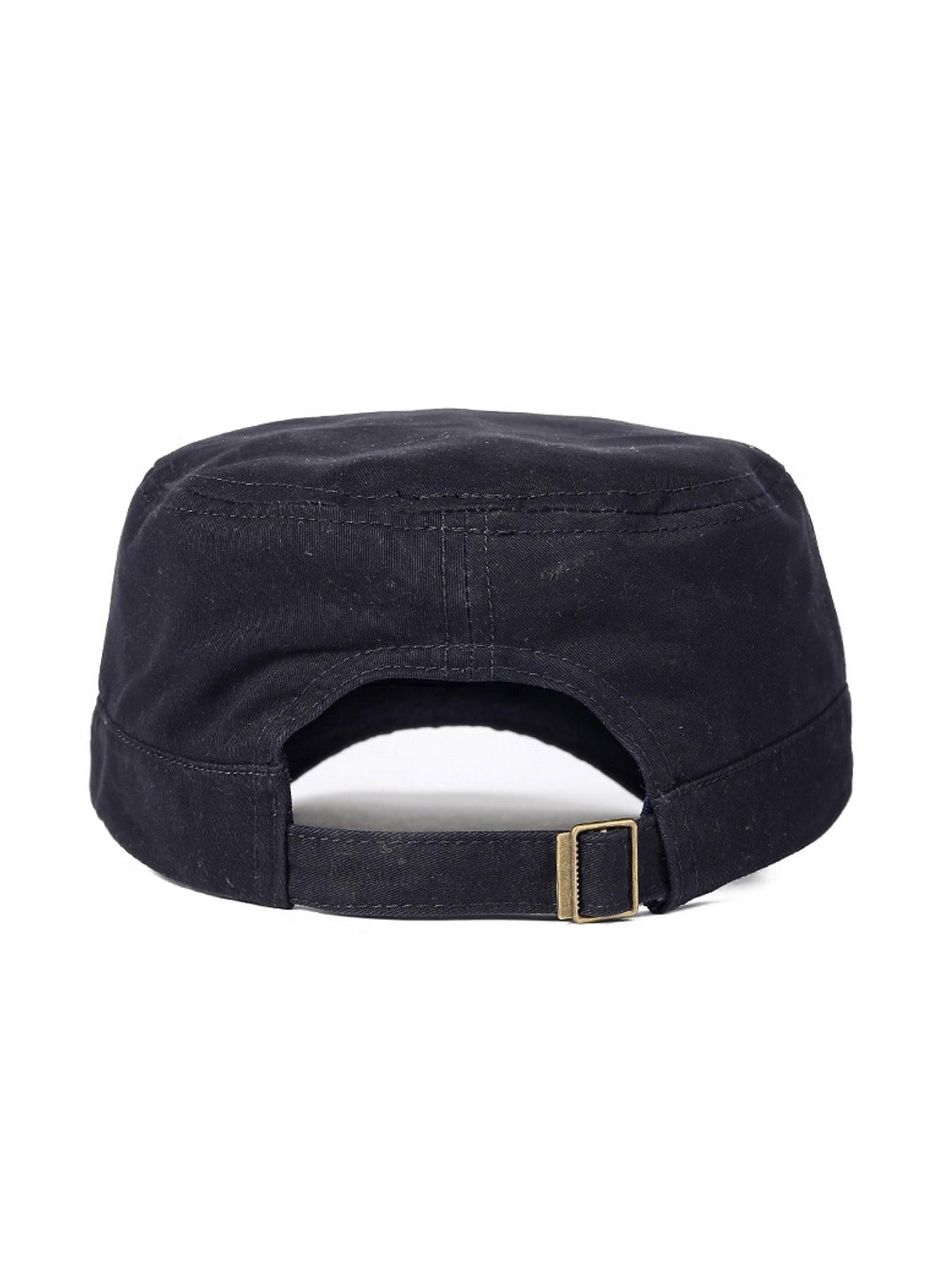 Men's Cadet Army Caps Casual Military Caps Flat Top Cap