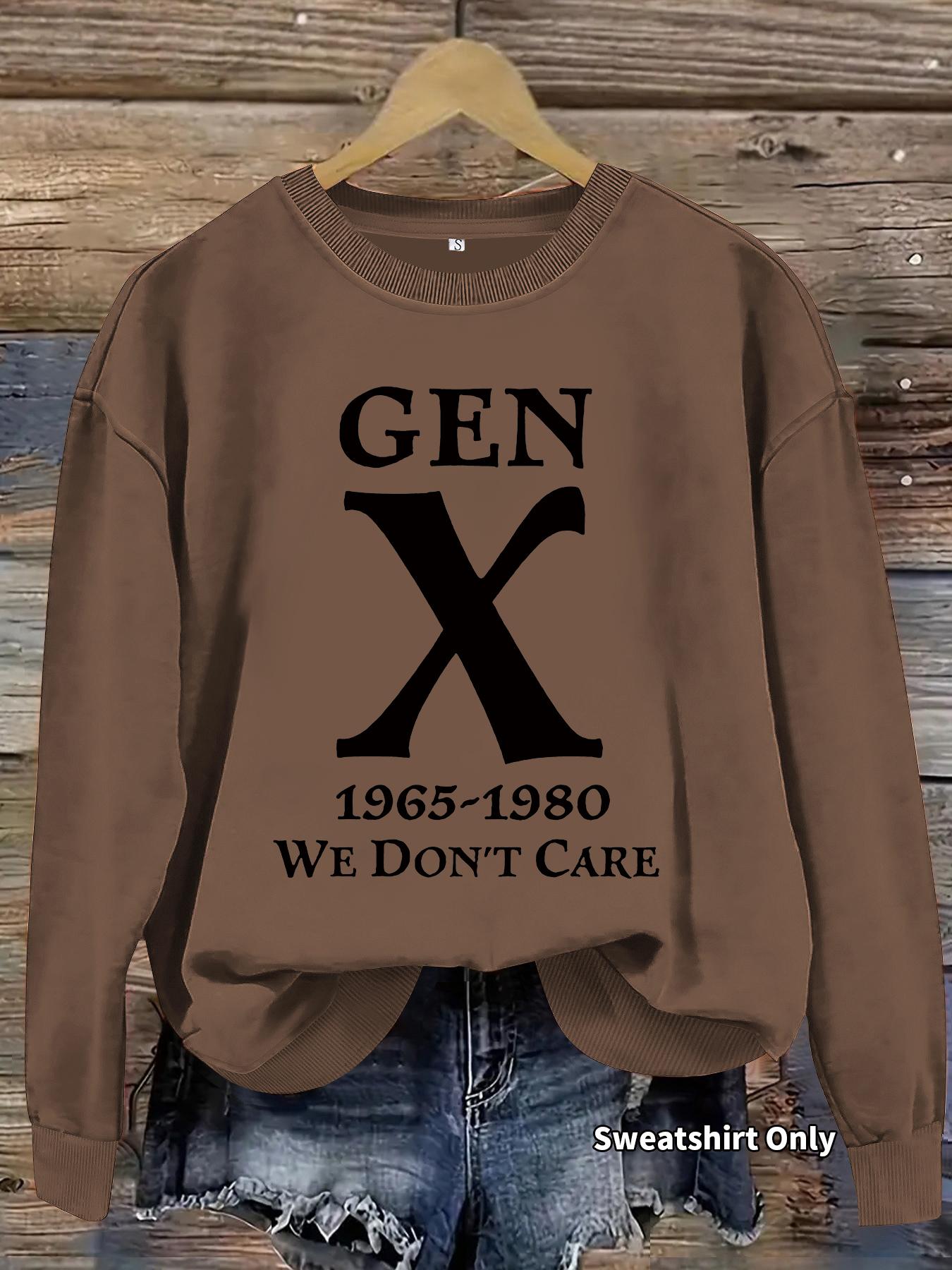 Women's Casual Graphic Pullover Sweater, Soft Long Sleeve Round Neck Sweatshirt, Comfortable Daily Wear