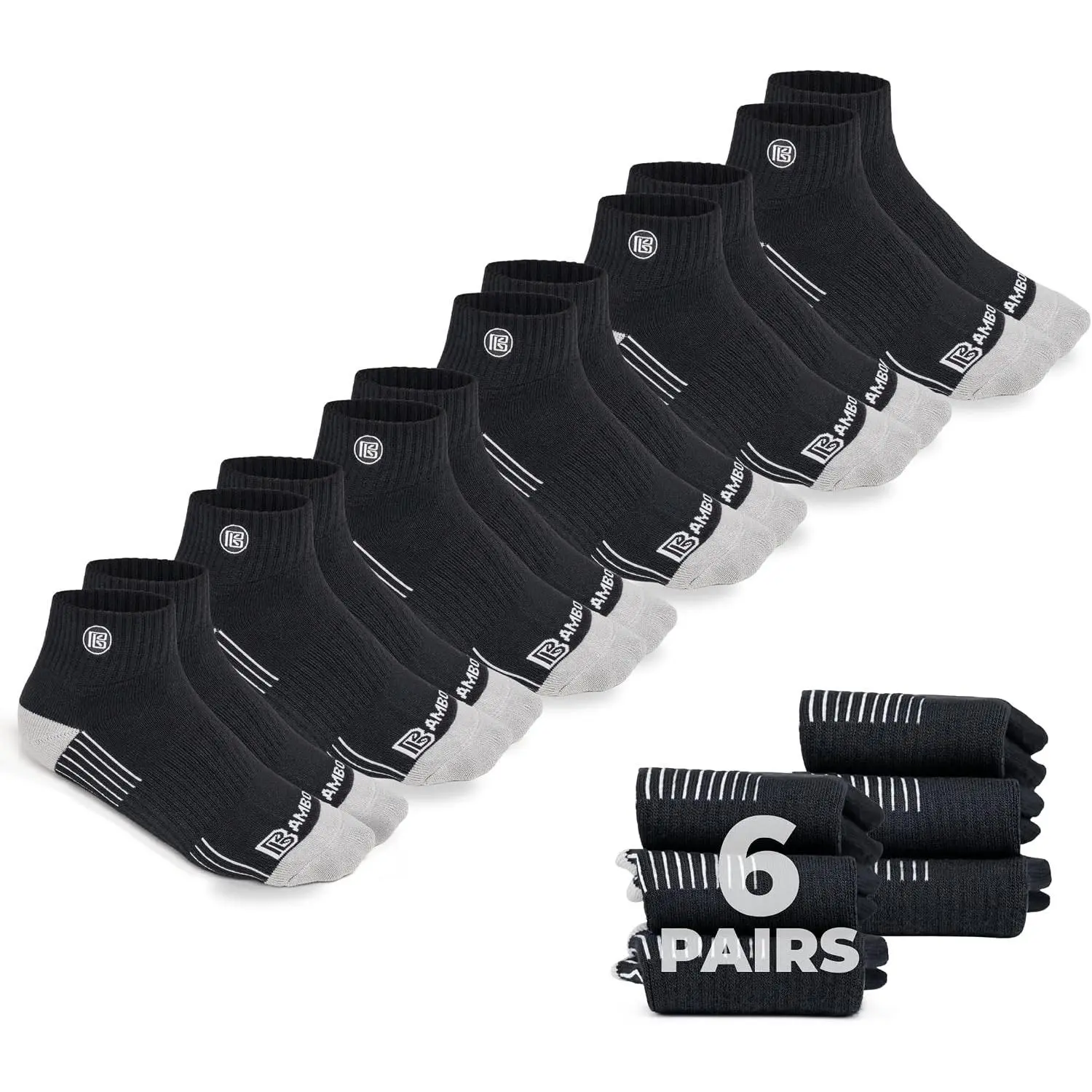 Black 6 Pair