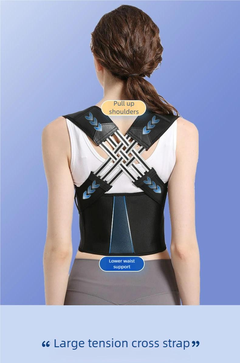Neck Pain Relief Anti Hunchback Brace Adjustable Back Support Posture Corrector Ergonomic Spine Alignment Device Upper Back Pain Relief for Sitting Work Home Study Hunchback Prevention