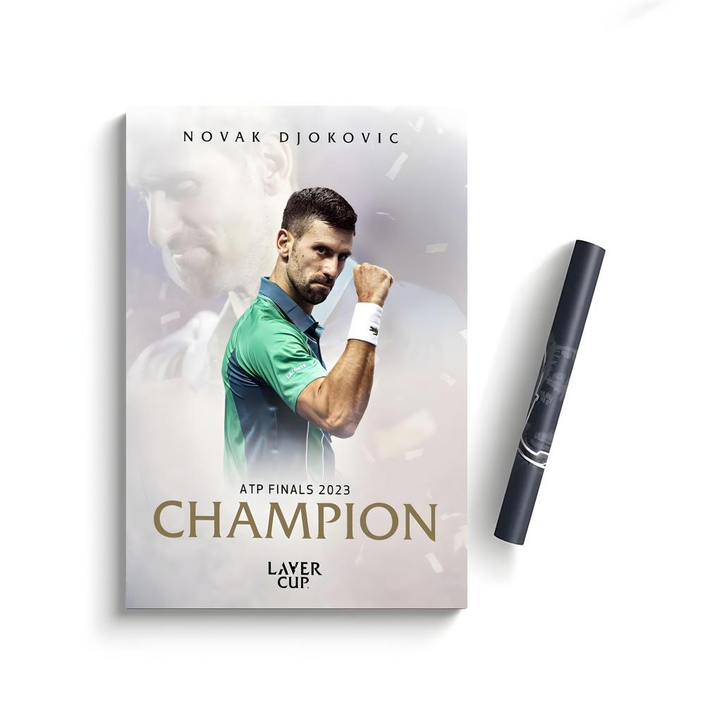 Novak Djokovic Poster Bedroom Home Decor Art Poster Perfect Gift for Family and Friends