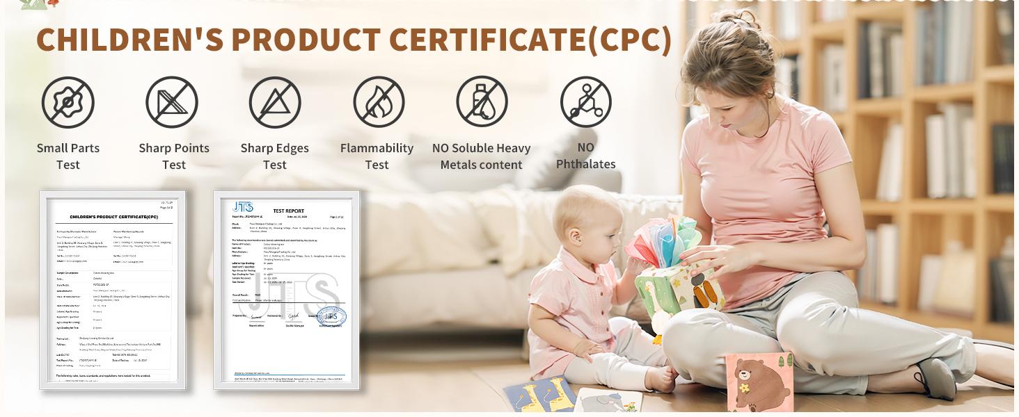 Youuys Baby Tissue Box Toy for Babies 6-12 Months, Montessori Sensory Toys for 1 Year Old Boy, Infant Toy with Crinkle Tissues & Fine Motor, for 6 9 12 18 Months Old Kids 1st Birthday : Health & Household