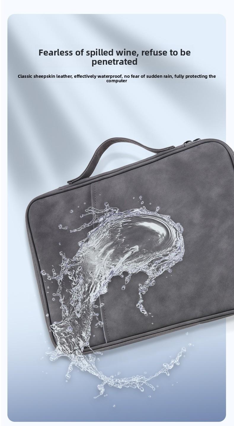 Multi-Size Laptop Sleeve Bag for 11" iPad Pro/Air, 13/14 Inch MacBook, Surface Pro/Tablet, Huawei 10.5", Lenovo Laptop, Shockproof Protective Carrying Case with Handle & Organizer Pockets, Water-Resistant Laptop Briefcase
