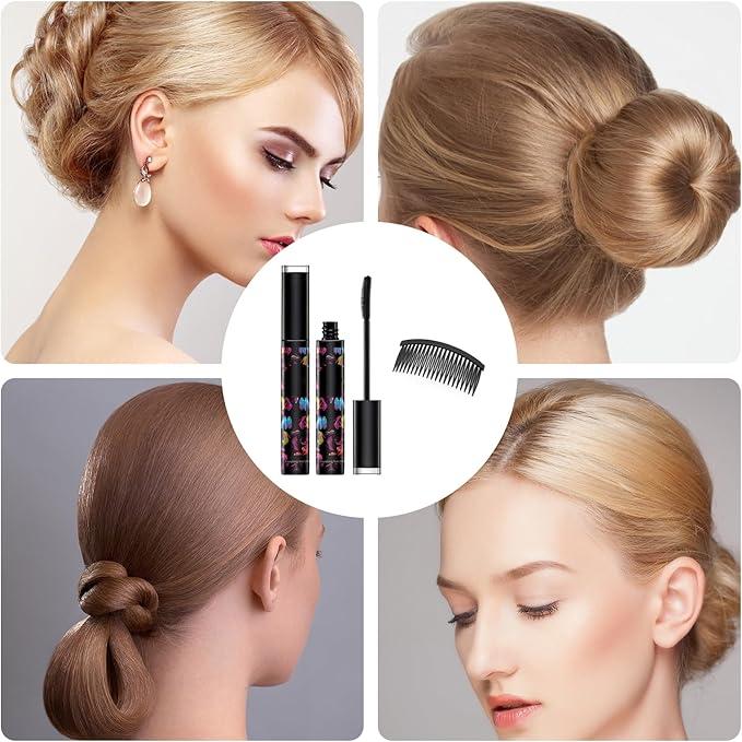 Slick Stick for Hair Control, Hair Styling Comb for Flyaways Frizz Hair Wigs, Non-greasy Smooth Hair Styling Products for Women & Men Brush Gel