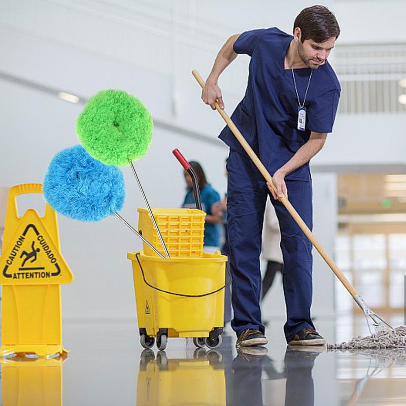 Ceiling Fan & Household Dust Buster: Extendable Removable Microfiber Duster with Anti-Static Washable Feature, Ideal for Summer and Fall Cleaning, a Decoration-worthy Housekeeping Essential seasonal