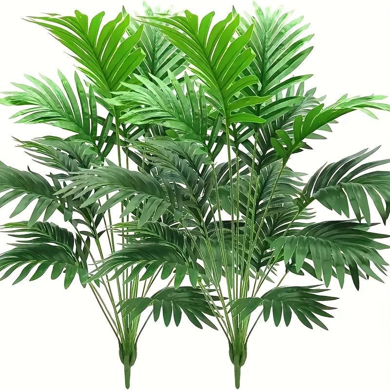 2-Pack Artificial Large Palm Trees, 2.69 Feet, Realistic Touch, Indoor Outdoor Decor, Perfect for Home Garden Office, Plastic Material