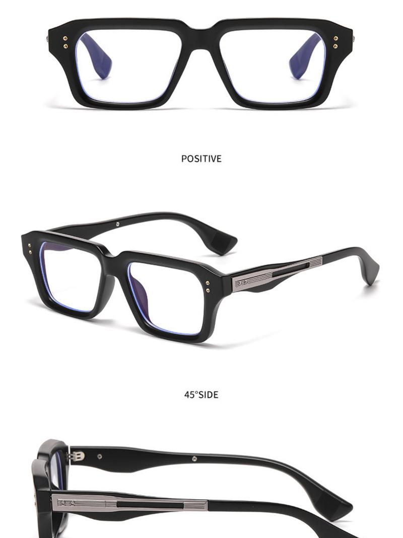 Caterside Lightweight Luxury Square Frame Sunglasses, Stylish Protective Glasses, Anti-Blue Light UV400 Protection, Casual Style for All Seasons