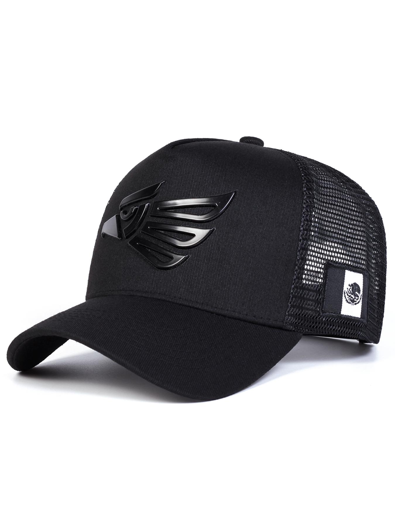 Mexico Eagle Design Baseball Cap, Snapback Trucker Hat, Casual Outdoor Sports Hat for Men & Women, Adjustable Sun Protection Cap for Daily Wear