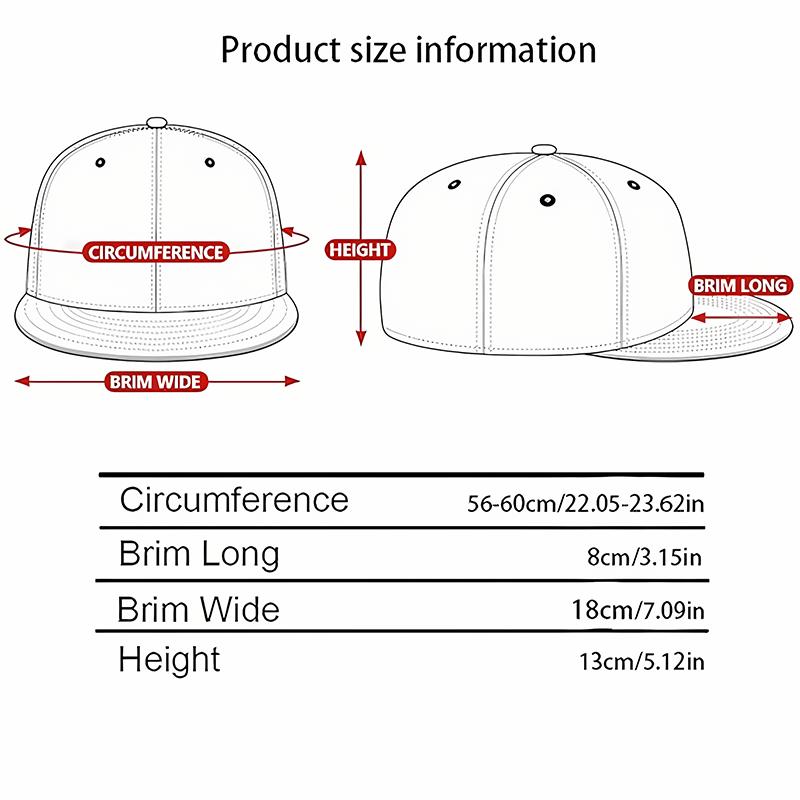 City street fashionable baseball cap, adjustable size for daily use, durable weaving, hand washable - neutral flat edge casual cap
