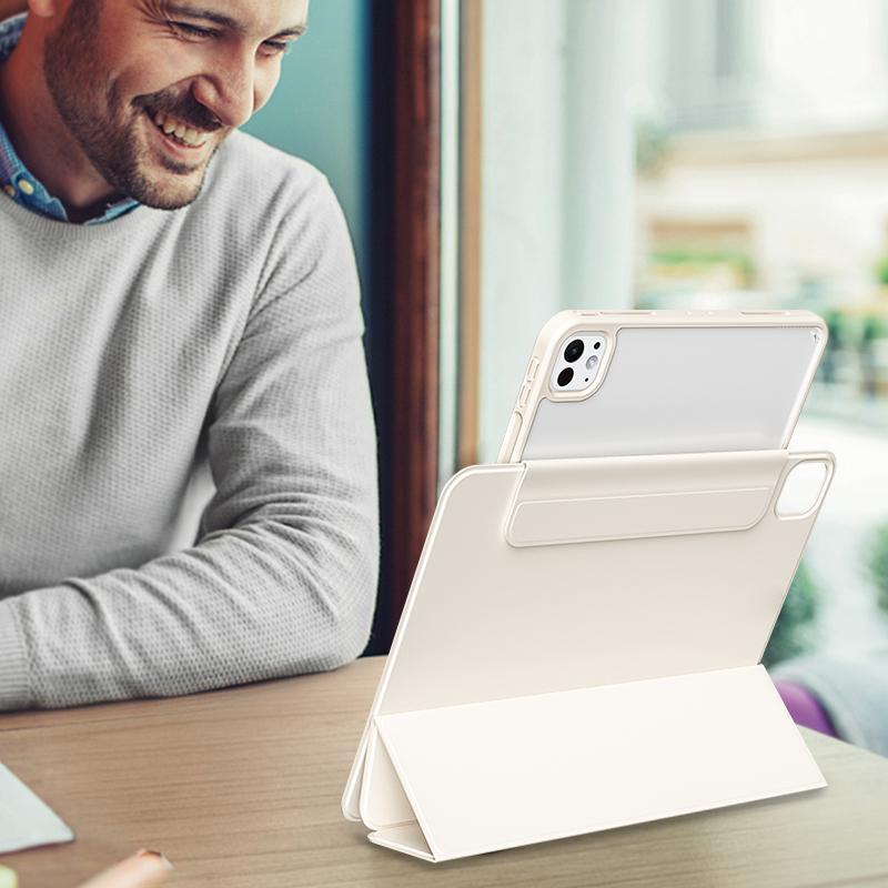 KENKE Magnetic Detachable Rotatable Tablet Case, 360° Rotatable Tablet Protective Cover, Smart Tablet Protector, Tablet Accessories for iPad 2025 A16, iPad 10th Gen, M4 Pro 11-Inch, Pro 13, Mini 6, A17 Air and M3 Air #TOP PICKS