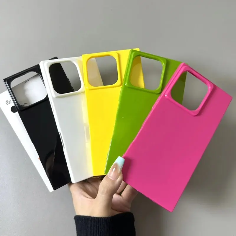 Candy Color Soft Silicone Shockproof Phone Case, Multi-Model Mobile Phone Accessories with Right Angle Bumper Back Cover, Fits iOS iPhone Series 17Air, 17, 16, 15, 14, 13, 12, 11Pro Max Plus