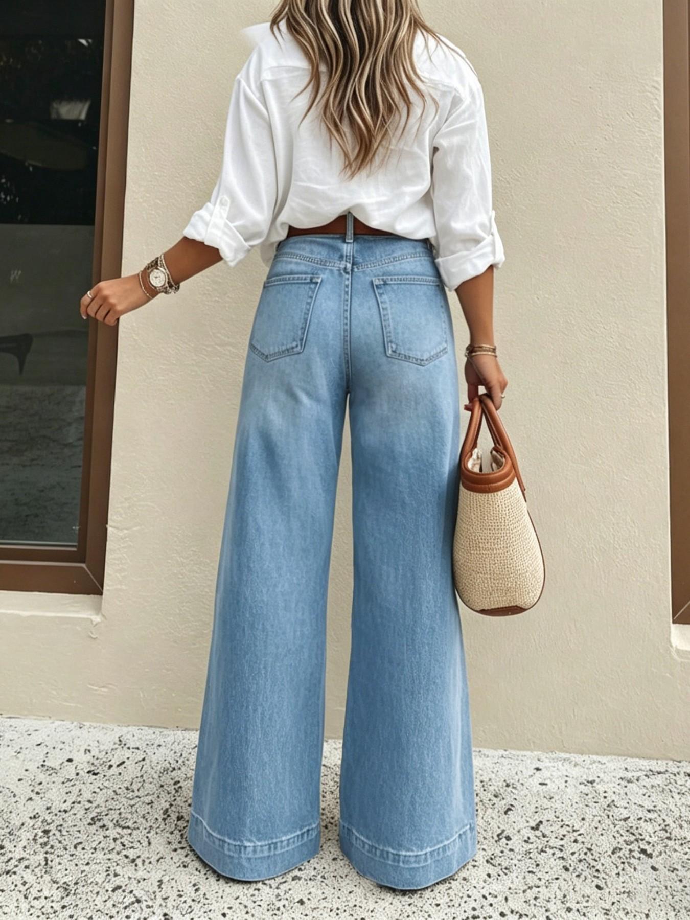 Women's casual denim jeans