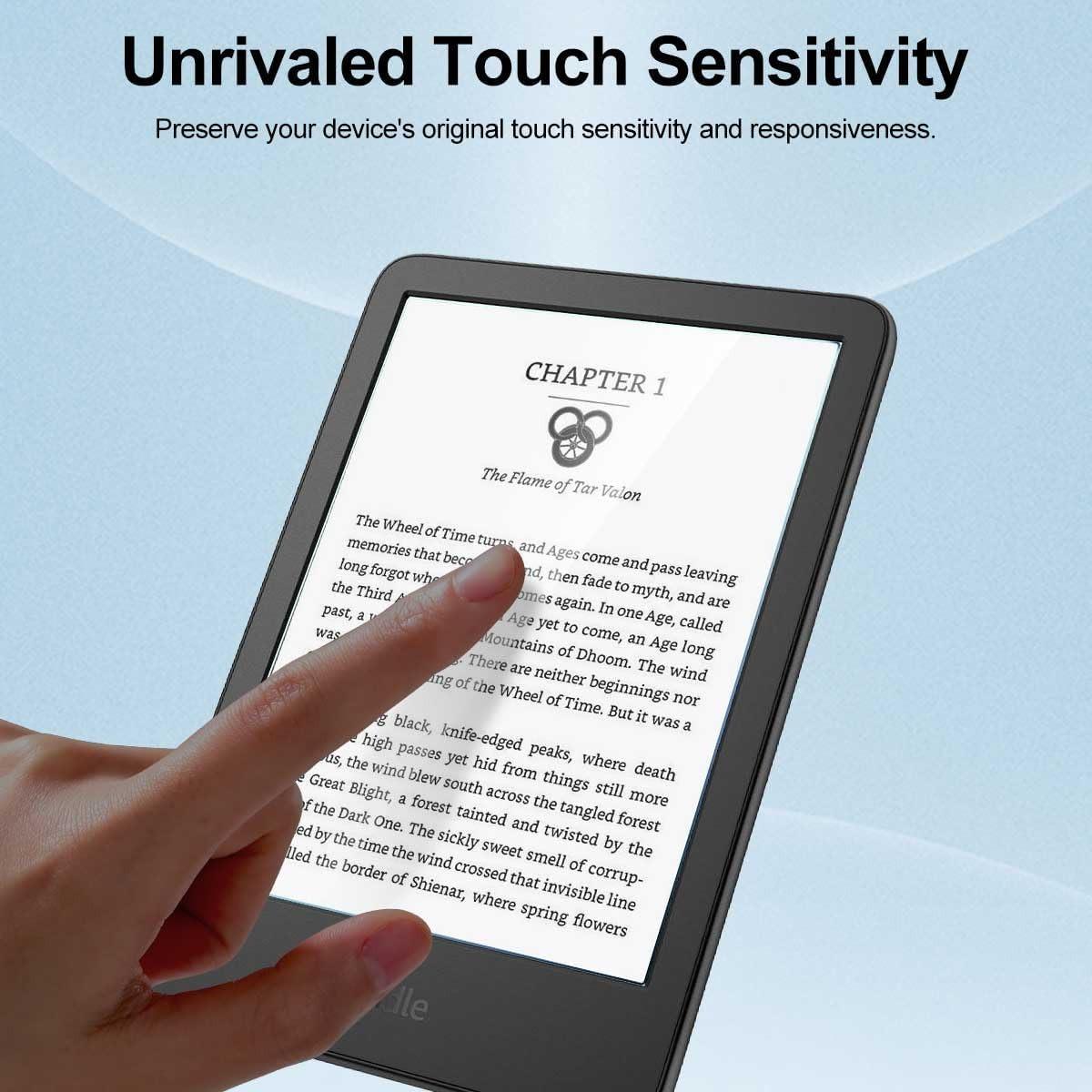 [2 Pack] T Tersely Screen Protector for 7 Inch New Kindle Paperwhite 12th Gen or Kindle Color Soft 1st Gen Signature Edition Tablet Protector