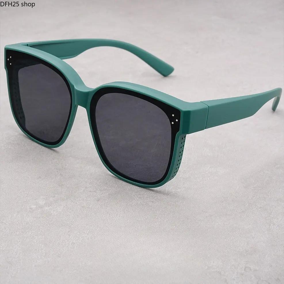 Unisex Oversized Sunglasses, Lightweight Nylon Frame With Dark Tinted UV400 Anti Glare Lenses, Wrap Around Fashion Eyewear for Driving, Outdoor Activities and Daily Wear
