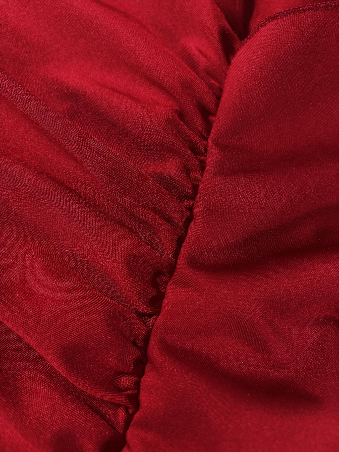 Women's Elegant Off-Shoulder Bodycon Dress, Ruched Details, High Slit, Asymmetrical Hem, Suitable for All Seasons