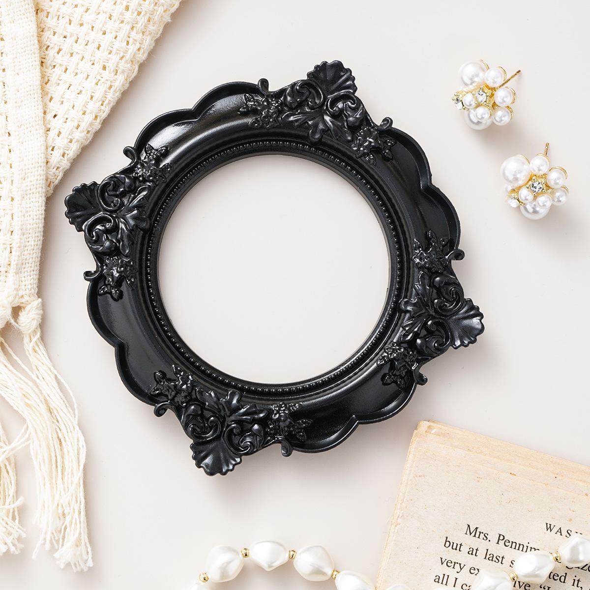 European Resin 3D Pattern Frame Decorative Item, Multiple Styles Available, Suitable for Various Scenes and Home Styles, Mini House Decoration, Holiday Atmosphere Decor, Gift Box Decor