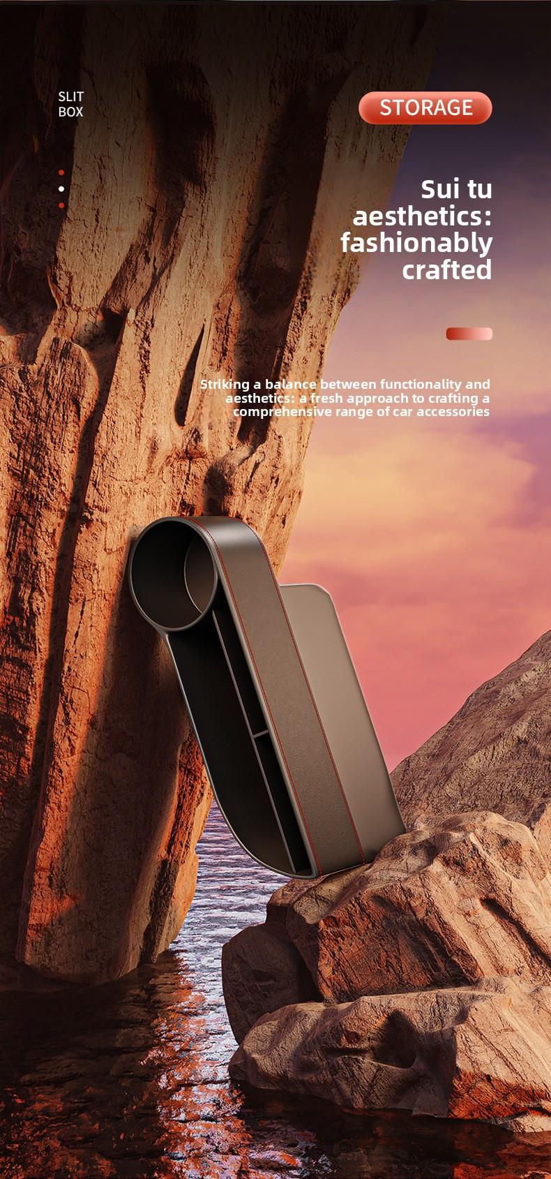 Car Seat Side Storage Box Car Interior Organizer Bag Car Gap Filler for Phone Keys Wallet Car Accessories Auto Interior Decoration Black Tech Car Gadget Car Seat Pocket Organizer for Car Storage Solut