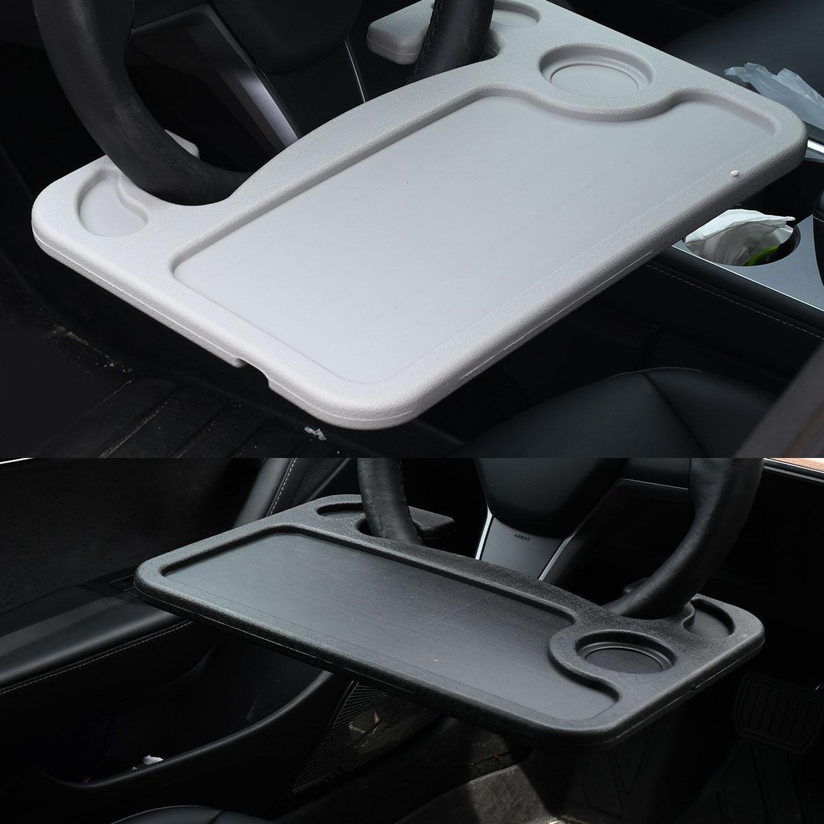 Multifunctional Car Steering Wheel Tray Table, Portable Dashboard Storage Organizer, Convenient In-Car Meal Tray, Easy-To-Use Vehicle Accessory