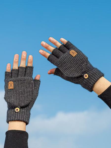 Comfortable Thick Knit Winter Gloves, Soft Breathable Touchscreen Compatible, Unisex Hand Wash Warm Outdoor & Daily Use Gloves