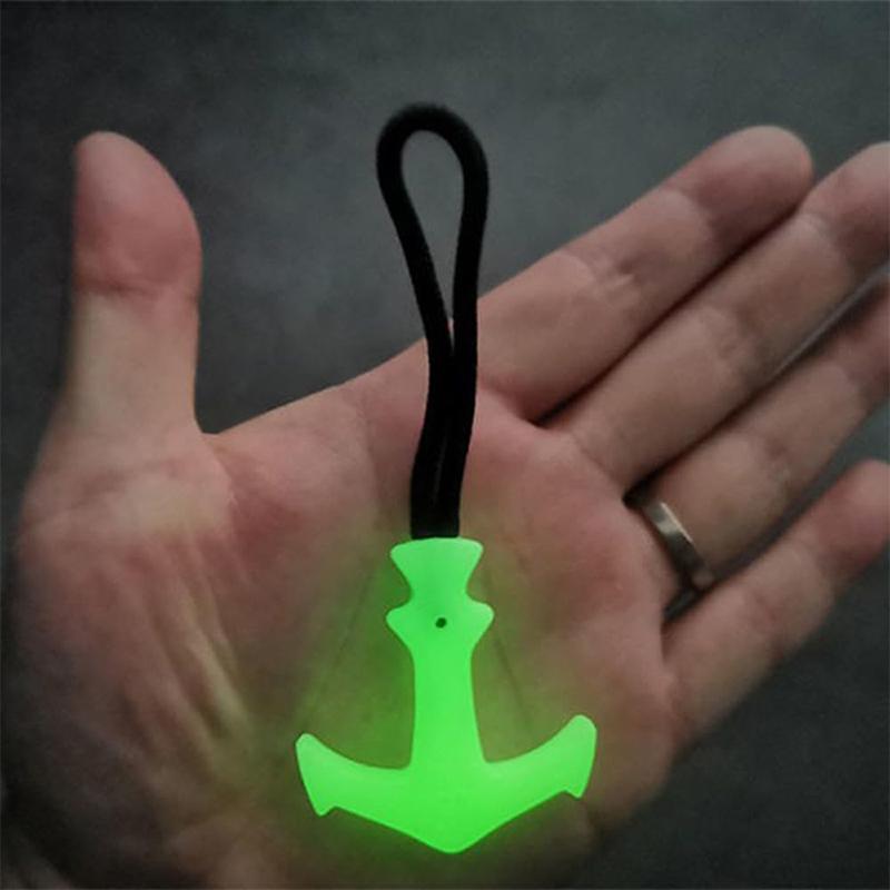 4 Pack Glow in The Dark Zipper Pulls for Luggage Backpacks Handbags Suitcases, Easy to Find in Low Light, Durable for Travel Camping Hiking Daily Use