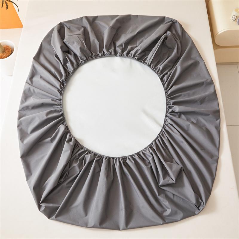 Solid Color Bed Sheet & Pillowcase Set, 2/3 Counts Soft Comfortable Polyester Bedding Set, Bedding Supplies for Home Bedroom Hotel, Bed Sheet Sets