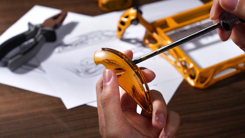 GravaStar Mercury K1 Pro Battle-Worn Yellow Wireless Mechanical Gaming Keyboard, Aluminum Alloy 75% Layout, Hot-Swappable RGB Custom Keyboard with Linear Switches – Handcrafted Battle-Worn Yellow Edition